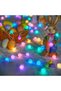 1 Pack LED Multicolored Spherical Fairy Lights Battery Powered Wedding Decoration - 7