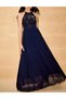 Rochie lunga, Bleumarin inchis