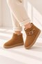 Tully Winter Suede-Look Buckled Plush-Lined Woolen Unisex Baby and Children's Boots. - 2