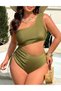 Swimsuit, Green - 3