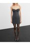 Rochie scurta, Gri