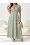 Rochie lunga, Verde