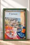 Florence Balcony with Cityscape – Framed Painting, Italy Poster, Living Room, Kitchen, Wall Decor, Itp172. - 3