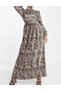 Rochie lunga, Animal print