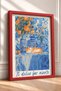 The Dolce Far Niente Sleeping Cat Framed Painting, Italy Poster, Wall Decor, Itn017. - 2