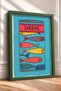 Sardine-Printed Colorful Fish Can Framed Painting Italy Poster Wall Decor Itn010 - 2