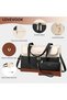 Laptop Bag for Women 15.6 Inch Tote Work Professional Leather Computer Briefcase Waterproof Handbag Shoulder Large Capacity Business Teacher Office Crossbody Purse - 4