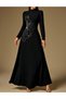 Rochie lunga, Negru - 3