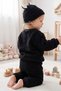Baby Kids Plush 3-Piece Set: Winter Top, Pants, and Plush Outfit with Bear Design and Ear-Flap Hat, 6-18 Months. - 4