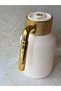 Striped Cream Gold Matte Thermos - 4