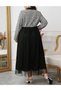 Rochie lunga, Negru - 3