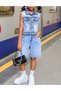 Vest, Blue