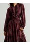 Rochie lunga, mov - 6