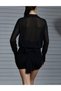 Rochie scurta, Negru - 3