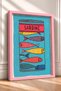 Sardine-Printed Colorful Fish Can Framed Painting Italy Poster Wall Decor Itn010 - 2