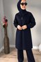 Sequined Detailed Midi Model Zippered Hijab Tracksuit Set - 4