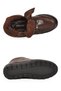 Anatomically Comfortable Sole, Coffee-Colored Genuine Leather, Rubber Sole, Zippered Women's Boots Z396. - 5