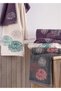 (Set of 6) Premium 3D Embroidered Bamboo, Special Boxed, 50X90Cm. DIY Hand Towel Set (70% Bamboo, 30% Cotton)