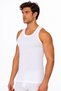 Silver Men's Ribbed Sports T-Shirt, Pack of 6, 100% Cotton, Comfortable Fit, Special Boxed Packaging, White Color. - 5