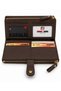 Imported Leather Detailed Luxury Women's Long Zippered Multi-Compartment Wallet I002 - 7
