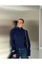 Double Zipper High Collar Knitwear Cardigan - 2