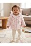 Baby Plush Hooded Zippered Lined Welsoft Coat - 2