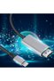 كابل نقل الصورة من نوع Type-C إلى HDMI بدقة 4K ومعدل تحديث 60 هرتز.