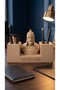 Fatih Sultan Mehmed Bust Desk Organizer with Dual Compartments, Made of Pla Bio-Plastic, for Desk Organization and as a Prestigious Office Gift. - 6