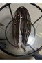 Dark Chestnut 20-Piece Decorated Rasta Hair Clips – Beaded, Feathered, Bohemian Hair Accessories. - 4