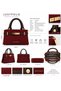 Women's Stylish Handbag and Shoulder Bag with Gold Buckle Detail. - 7