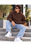 Men's Basic Hooded Sweatshirt - Loose Fit, Comfortable, with Kangaroo Pocket, Cotton Sweatshirt.