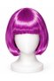 Girl's Sweatshirt with Manifest Print, 3-Ply Fabric + Manifest Crescent-Shaped Purple Wig + Sequined Hat + Face Mask (the Print Is Washable and Can Withstand Drying). - 5