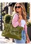 Women's Shoulder Bag with Belt Detail, Suitable for Sports and Everyday Use.