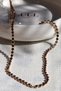 Xuping Minimal Pul Eze Chain Rose Gold Steel Necklace