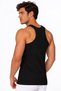 Silver Men's Ribbed Sports T-Shirt, Pack of 6, 100% Cotton, Comfortable Fit, Special Boxed Packaging, Black Color. - 4