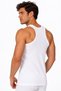 Silver Men's Ribbed Sports T-Shirt, Pack of 6, 100% Cotton, Comfortable Fit, Special Boxed Packaging, White Color. - 2