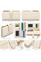 Imported Leather Detailed Luxury Women's Long Zippered Multi-Compartment Wallet I002 - 6