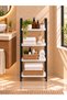 Bathroom Organizer, Kitchen Shelf, Bathroom Cabinet, Multi-Purpose Cabinet, 4-Tier Metal Kitchen Organizer, Bathroom Shelf. - 2