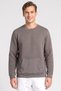 Men Sportswear Fit Long Sleeve Outdoor Sweatshirt, Dark Grey