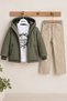Boys' Authentic Hooded Jacket Sweatshirt and Pants 3-Piece Winter Set - 2