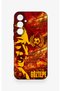 Samsung A35 Compatible Göztepe-Themed Patterned Silicone Case. - 2