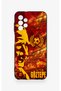 Samsung A13 Compatible Göztepe-Themed Patterned Silicone Case. - 2