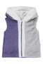 Hooded Zippered Vest for Ages 2-5 - Lilac