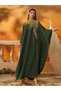 Rochie maxi, verde - 8
