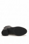 D26Kb-4430 Women's Genuine Leather Heeled Boots, Black. - 4