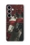 Samsung Galaxy A26 Compatible Transparent Phone Case with a Carpet Pattern and Artistic Design.