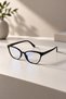 ASTRO - 2-Piece Set: Leopard and Black/Blue Light-Protective Glasses, Optically Compatible Frame, Screen Protector, Spacer, 50 Width, 140 Height, 40 - 3