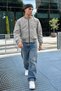 Men's Premium Stone Raincoat with Zipper - 4