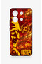 Redmi Note 13 Pro 5g Compatible Silicone Case with a Göztepe-Themed Pattern. - 2