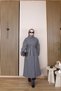 Women's Lined Belted Cashmere Coat - Stylish Outerwear for Modest Wear.